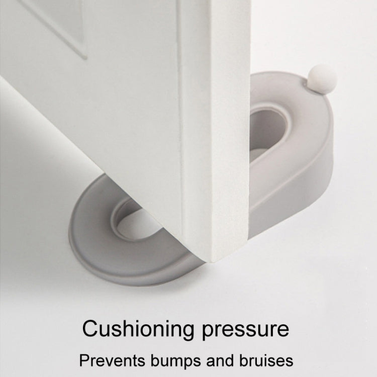 Household Hole-Free Fixed Doorstop Anti-Collision Donut Door Stopper