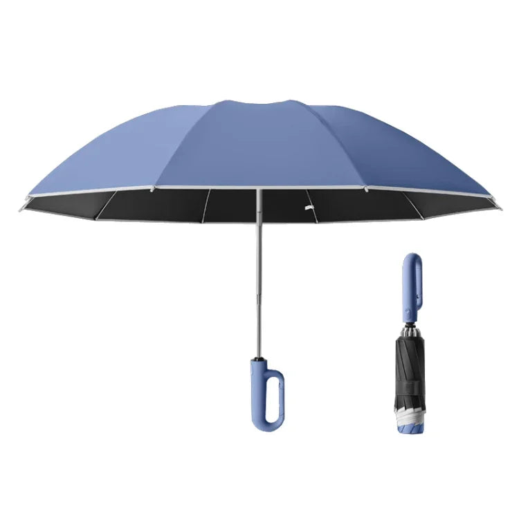 Guarda-chuva Dobrável Automático para Chuva ou Sol Unissexo, Sombrinha, Bege Forward 105cm, Azul Forward 105cm, Cinzento Forward 105cm, Bege Forward 125cm, Azul Forward 125cm, Cinzento Forward 125cm, Bege Reverse 105cm, Azul Reverse 105cm