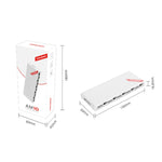 Divisor COOLMOON AM10 ARGB+PWM com 10 Portas Duplas para Controlo de Temperatura, HUB para Ventoinhas de Caixa 5V 3 Pinos