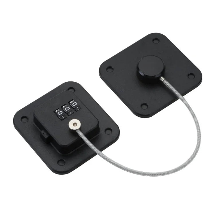 Tranca de Segurança para Crianças Limitador de Janela Sem Furo Tranca de Combinação para Frigorífico, Gaveta e Armário, Preto 3 dígitos, Branco 3 dígitos, Preto 2 dígitos, Branco 2 dígitos, Cinzento 2 dígitos