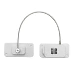 Tranca de Segurança para Crianças Limitador de Janela Sem Furo Tranca de Combinação para Frigorífico, Gaveta e Armário, Preto 3 dígitos, Branco 3 dígitos, Preto 2 dígitos, Branco 2 dígitos, Cinzento 2 dígitos