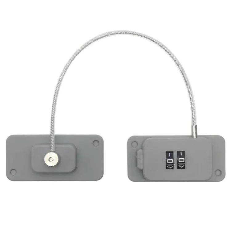 Tranca de Segurança para Crianças Limitador de Janela Sem Furo Tranca de Combinação para Frigorífico, Gaveta e Armário, Preto 3 dígitos, Branco 3 dígitos, Preto 2 dígitos, Branco 2 dígitos, Cinzento 2 dígitos