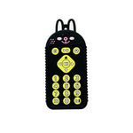 Brinquedos de Dentição para Bebé com Controlo Remoto em Silicone Mordedor para Recém-nascidos, Crianças Pequenas e Bebés, Cão Preto, Cão Azul, Cão Verde, Coelho Preto, Coelho Azul, Coelho Verde, Urso Preto, Urso Azul, Urso Verde