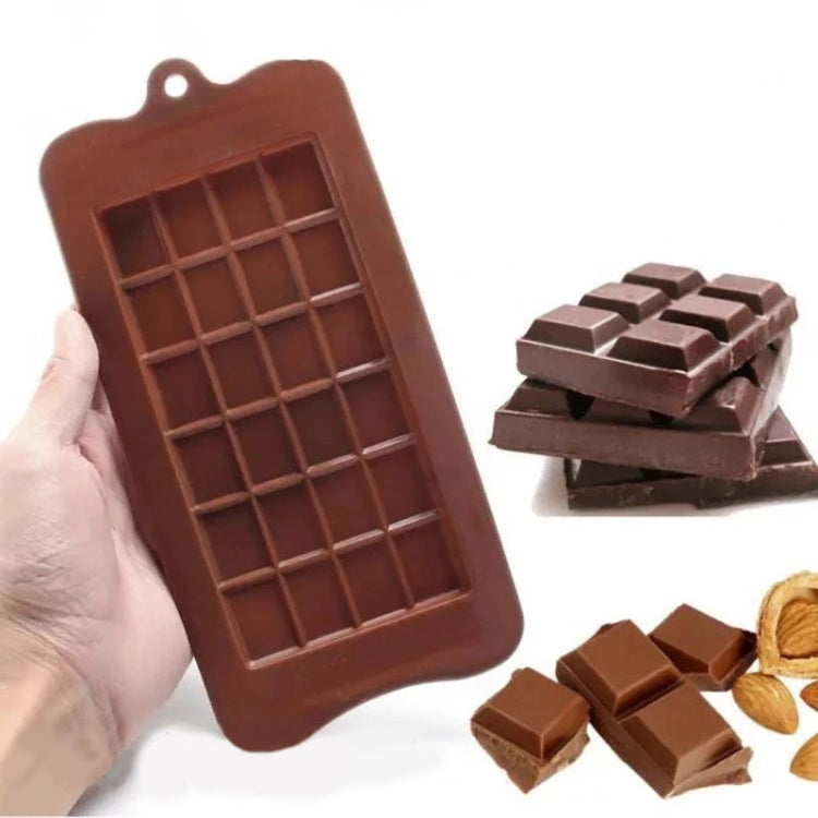 Molde Completo de Silicone para Bloco de Chocolate, Resistente a Altas Temperaturas, Molde DIY para Cozedura, Chocolate em Placa Completa