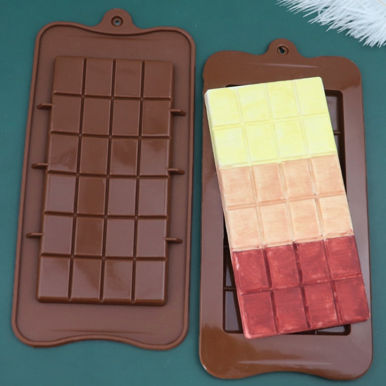 Molde Completo de Silicone para Bloco de Chocolate, Resistente a Altas Temperaturas, Molde DIY para Cozedura, Chocolate em Placa Completa