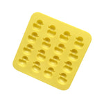 Molde de Silicone para Chocolate em Forma de Pato Amarelo Fofo, Molde para Cera de Laca de Fogo, Pato Amarelo