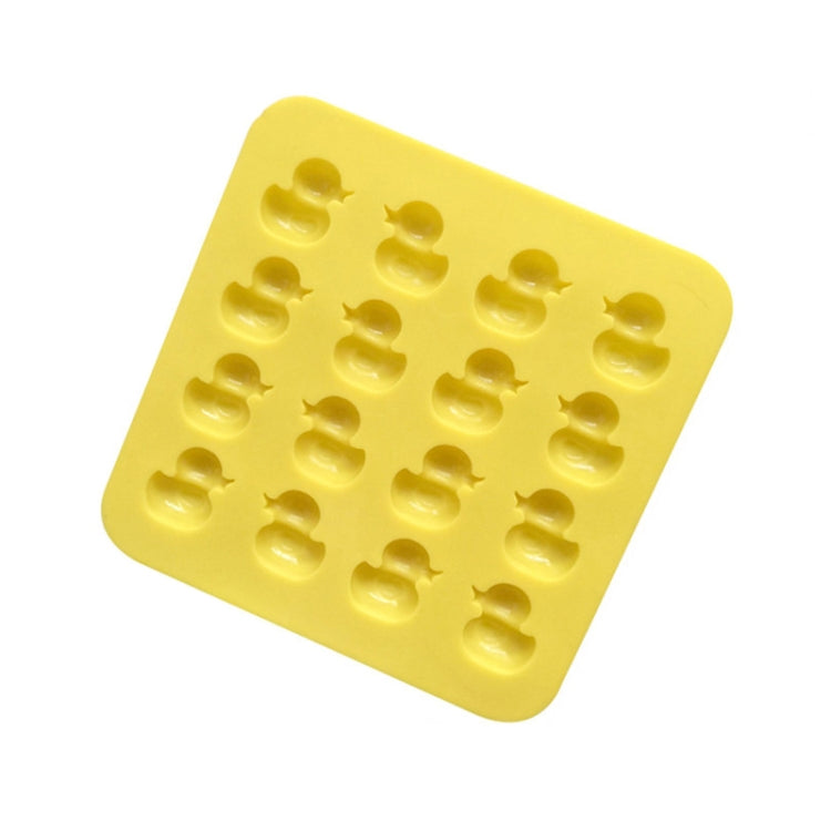 Molde de Silicone para Chocolate em Forma de Pato Amarelo Fofo, Molde para Cera de Laca de Fogo, Pato Amarelo