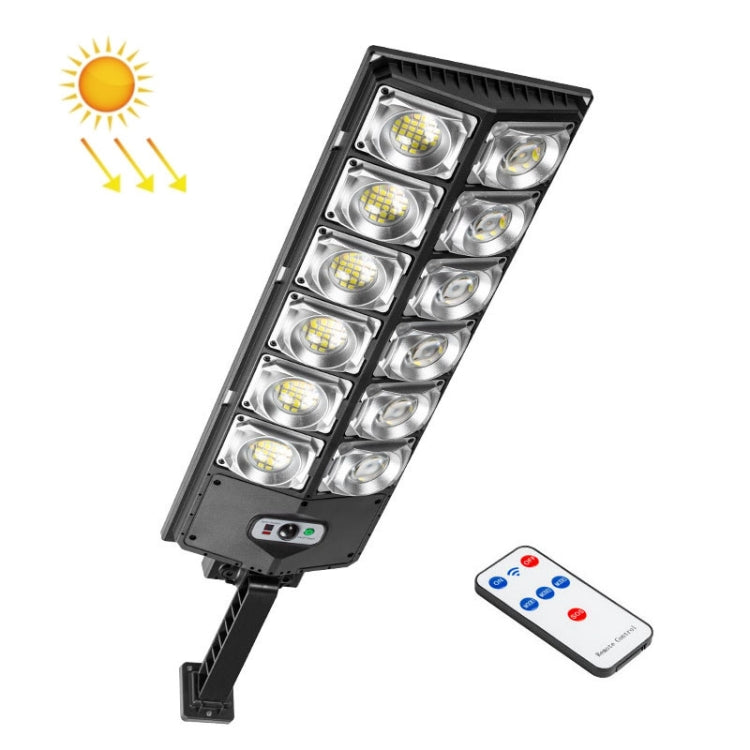 Luz Solar de Jardim LED de Dupla Fileira com Indução, Lâmpadas de Rua, E-SMARTER W789A-6, E-SMARTER W789B-6
