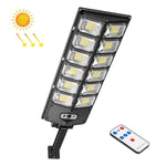 Luz Solar de Jardim LED de Dupla Fileira com Indução, Lâmpadas de Rua, E-SMARTER W789A-6, E-SMARTER W789B-6