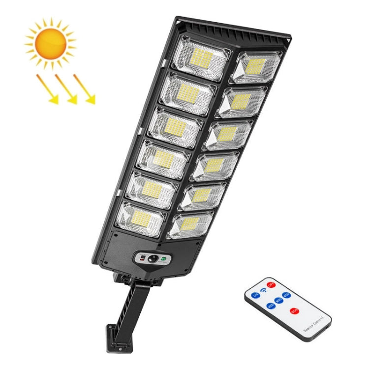 Luz Solar de Jardim LED de Dupla Fileira com Indução, Lâmpadas de Rua, E-SMARTER W789A-6, E-SMARTER W789B-6