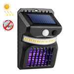 Luz Solar de Parede LED E-SMARTER W792 com Luz Roxa, Função de Controlo de Mosquitos, Sensor Inteligente Humano, Lâmpada de Jardim Exterior, Luz Branca, Luz Branca+Luz Amarela