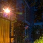 Luz Solar de Parede LED E-SMARTER W792 com Luz Roxa, Função de Controlo de Mosquitos, Sensor Inteligente Humano, Lâmpada de Jardim Exterior, Luz Branca, Luz Branca+Luz Amarela