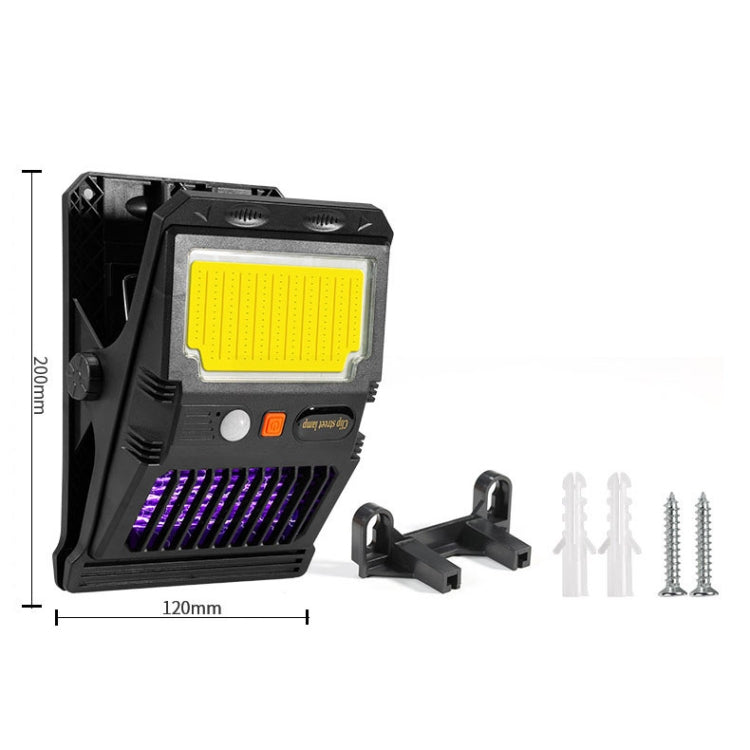 Lâmpada Solar de Parede com Clipe, Mata Mosquitos, Sensor de Corpo Portátil, Luz de Jardim Exterior, E-SMARTER W7105-1 Patch, E-SMARTER W7105-2 COB