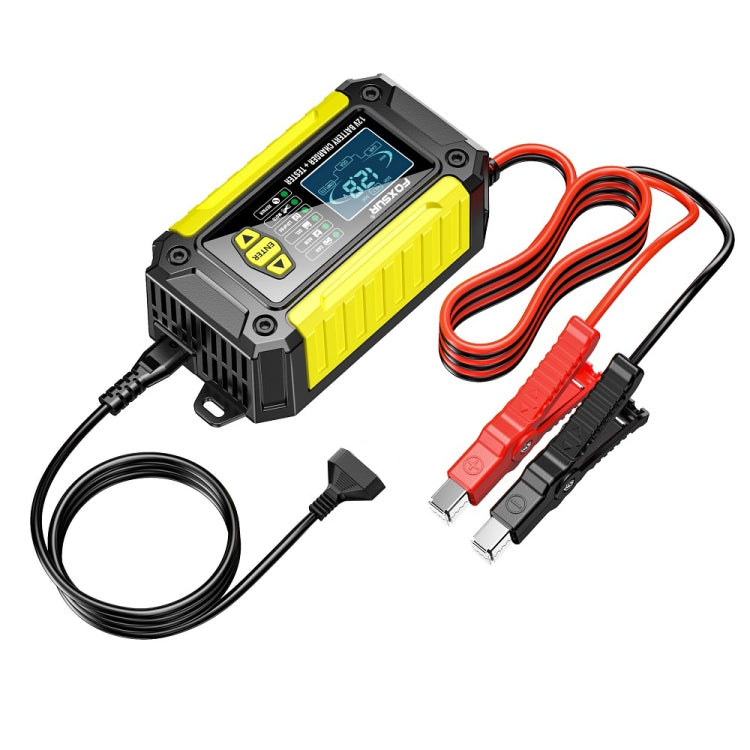 FOXSUR Cars Motorcycles 12V Lithium Cattery Charger With Battery Detection, US Plug, EU Plug, UK Plug, AU Plug