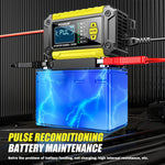 FOXSUR Cars Motorcycles 12V Lithium Cattery Charger With Battery Detection, US Plug, EU Plug, UK Plug, AU Plug