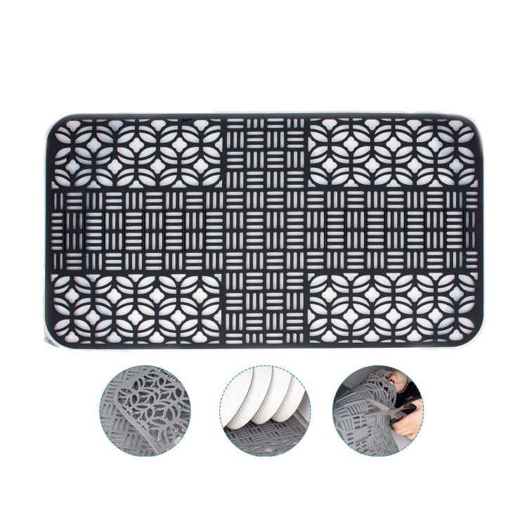 Tapete de Silicone para Pia Cortável, Tapete para Pia, Tapete para Armário de Cozinha, Tapete para Escorredor de Louça 66 x 35cm