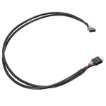 Cabo de Extensão USB2.0 9 Pinos para Placa-Mãe, Cabo Duplamente Blindado 26AWG, 20cm, 30cm, 50cm, 60cm