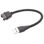 Cabo Adaptador USB-A Macho para 9 Pinos Integrado na Placa-Mãe com Dados RGB para Porta Externa U, USB-A Macho para 9 Pinos