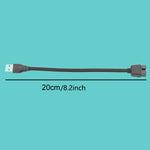 Cabo Adaptador USB-A Macho para 9 Pinos Integrado na Placa-Mãe com Dados RGB para Porta Externa U, USB-A Macho para 9 Pinos