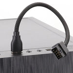 Cabo Adaptador USB-A Macho para 9 Pinos Integrado na Placa-Mãe com Dados RGB para Porta Externa U, USB-A Macho para 9 Pinos