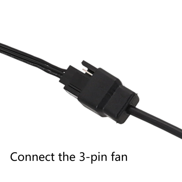 Cabo Adaptador de Alimentação DC5521 para Ventoinha de Caixa de Computador 12V 4 Pinos, DC5521 para 12V 4 Pinos