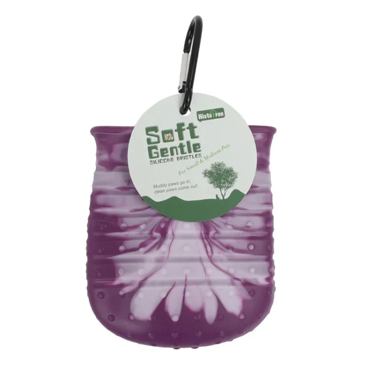 Copo de Lavagem de Patas Histotree para Animais de Estimação Escova Multifuncional de Limpeza de Patas de Cão, Pequeno (Roxo), Pequeno (Azul), Grande (Rosa), Grande (Roxo), Grande (Azul)