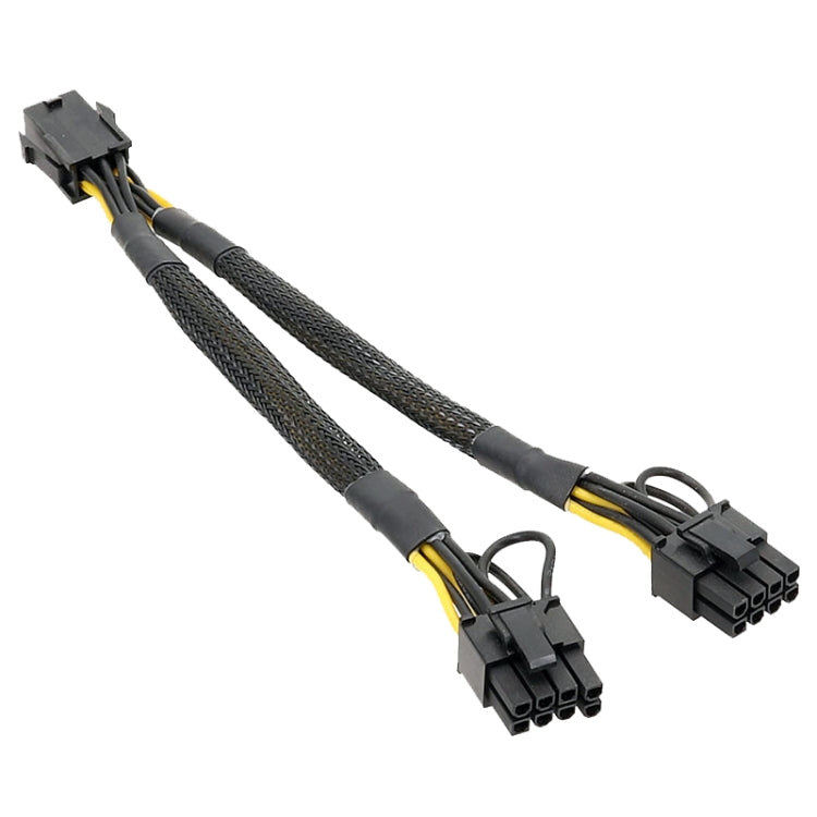 Cabo Adaptador de Fonte de Alimentação 6 Pinos para Duplo 8 Pinos para Placa Gráfica, 6 Pinos para Duplo 8 Pinos