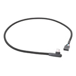 Cabo de Dados USB 9 Pinos para Tipo-C com Cotovelo para Placa-Mãe, Cabo de Rede Trançado, Cotovelo 60cm