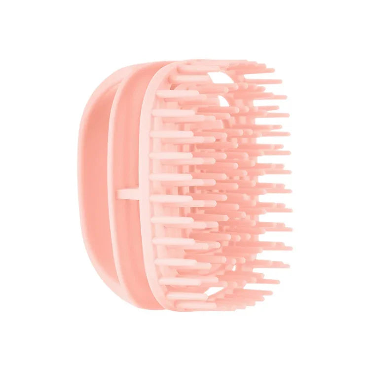 Escova de Silicone para Champô Limpa Couro Cabeludo Escova de Massagem para Champô Manual Molhada e Seca