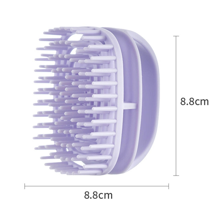 Escova de Silicone para Champô Limpa Couro Cabeludo Escova de Massagem para Champô Manual Molhada e Seca