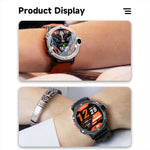 LOKMAT APPLLP6 PRO 1,54 polegadas 4G+64G Android 8.1 Smartwatch com Dupla Câmara e Cartão Independente
