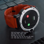 LOKMAT APPLLP6 PRO 1,54 polegadas 4G+64G Android 8.1 Smartwatch com Dupla Câmara e Cartão Independente