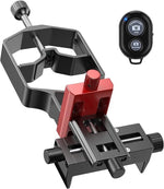 Adaptador Tridaptor Digiscoping Montagem para Telemóvel de Telescópio 3 Eixos para Binóculo, Monocular, Microscópio, com Bluetooth, sem Bluetooth