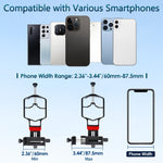 Adaptador Tridaptor Digiscoping Montagem para Telemóvel de Telescópio 3 Eixos para Binóculo, Monocular, Microscópio, com Bluetooth, sem Bluetooth