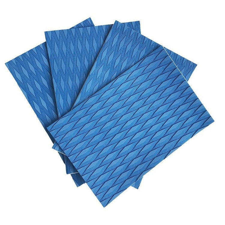 4pcs /Conjunto Almofadas Antiderrapantes EVA para Prancha de Surf, Almofadas para Pés de Caiaque, Preto, Azul, Verde, Laranja