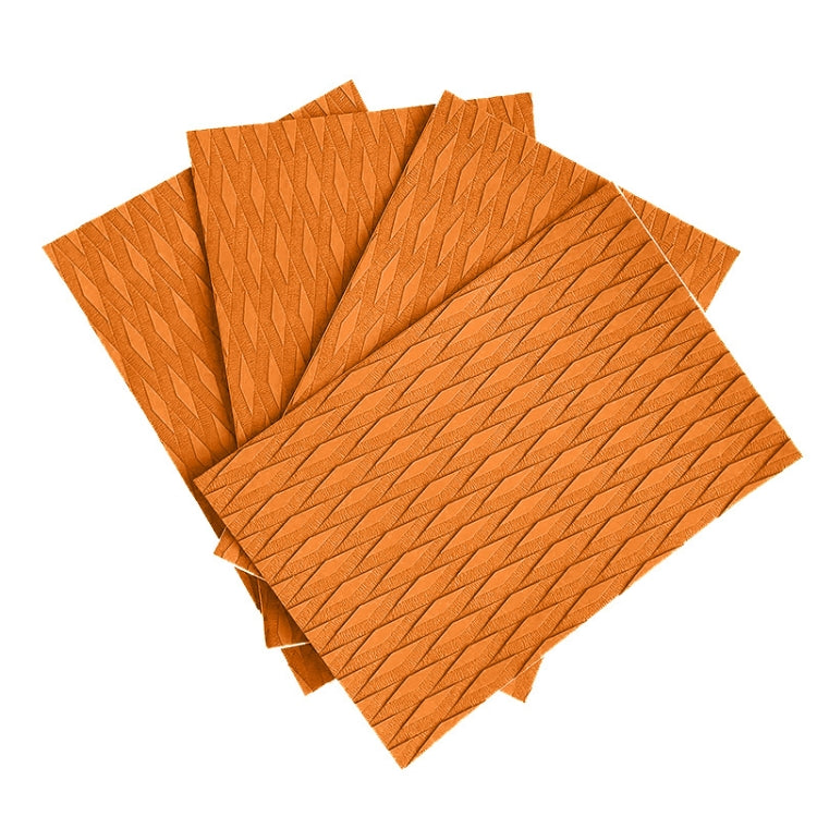 4pcs /Conjunto Almofadas Antiderrapantes EVA para Prancha de Surf, Almofadas para Pés de Caiaque, Preto, Azul, Verde, Laranja