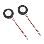 2 Unidades 20mm 8Ohm 0,5W/1W Para Brinquedos Médicos Altifalante de Segurança Interno de Plástico com Fio de Soldadura Magnética