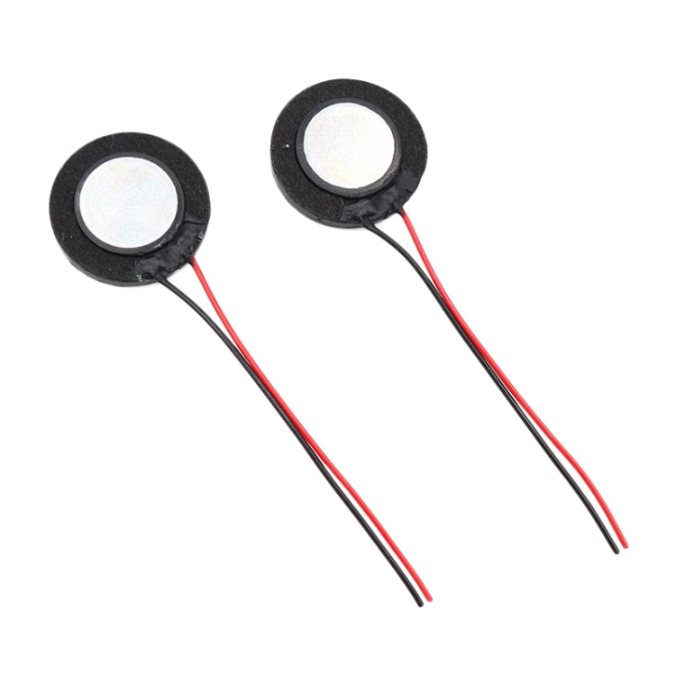 2 Unidades 20mm 8Ohm 0,5W/1W Para Brinquedos Médicos Altifalante de Segurança Interno de Plástico com Fio de Soldadura Magnética