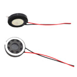 2 Unidades 20mm 8Ohm 0,5W/1W Para Brinquedos Médicos Altifalante de Segurança Interno de Plástico com Fio de Soldadura Magnética