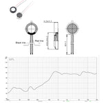 2 Unidades 20mm 8Ohm 0,5W/1W Para Brinquedos Médicos Altifalante de Segurança Interno de Plástico com Fio de Soldadura Magnética