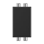 Isolador de Loop de Terra de Áudio RCA Redutor de Ruído Anti-Interferência Elimina Som de Corrente Receptor Bluetooth, Quadrado, Elíptico