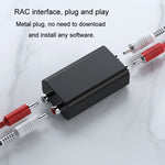 Isolador de Loop de Terra de Áudio RCA Redutor de Ruído Anti-Interferência Elimina Som de Corrente Receptor Bluetooth, Quadrado, Elíptico