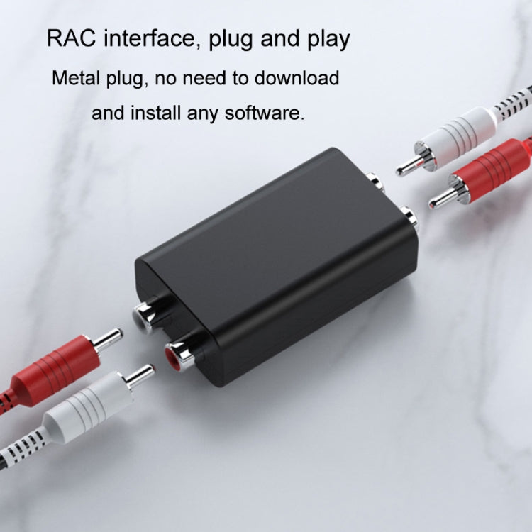 Isolador de Loop de Terra de Áudio RCA Redutor de Ruído Anti-Interferência Elimina Som de Corrente Receptor Bluetooth, Quadrado, Elíptico