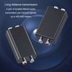 Isolador de Loop de Terra de Áudio RCA Redutor de Ruído Anti-Interferência Elimina Som de Corrente Receptor Bluetooth, Quadrado, Elíptico