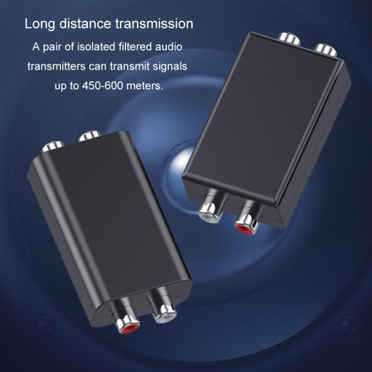 Isolador de Loop de Terra de Áudio RCA Redutor de Ruído Anti-Interferência Elimina Som de Corrente Receptor Bluetooth, Quadrado, Elíptico