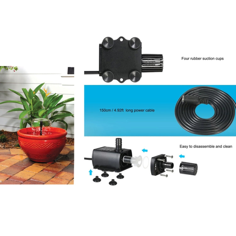 Bomba de Água para Fonte de Circulação de Água Fria DC12V Micro Brushless, QR50C