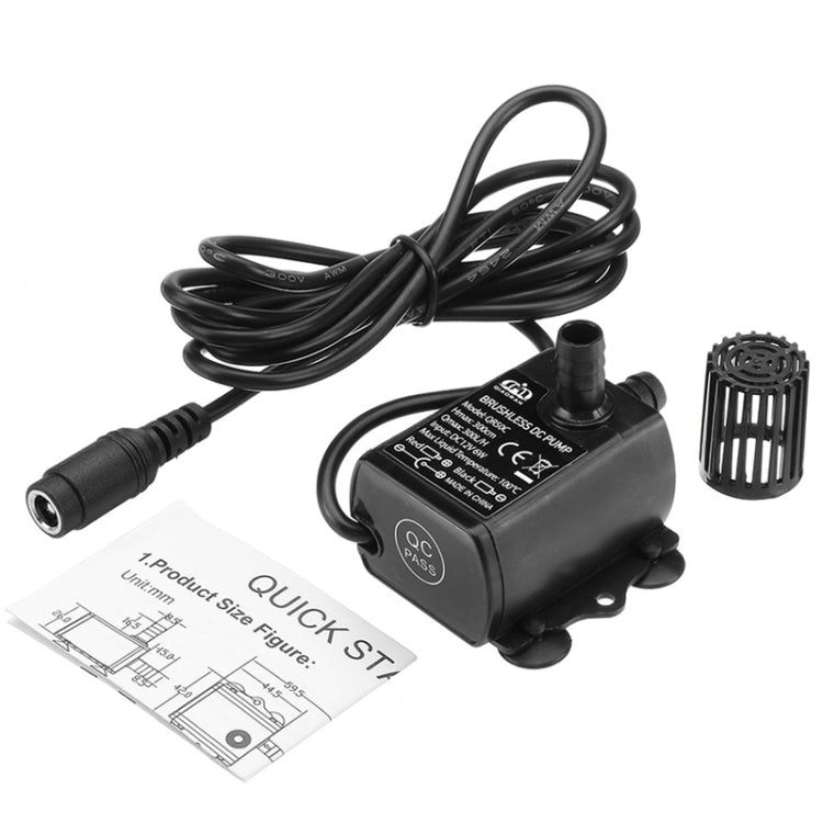 Bomba de Água para Fonte de Circulação de Água Fria DC12V Micro Brushless, QR50C