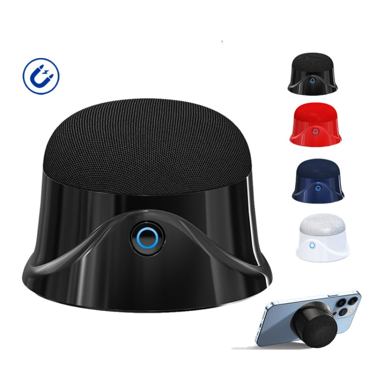Coluna Bluetooth Sem Fios Magnética com Subwoofer Mini Portátil TWS para Telemóvel, CQ01 Preto, CQ01 Branco