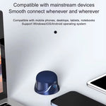 Coluna Bluetooth Sem Fios Magnética com Subwoofer Mini Portátil TWS para Telemóvel, CQ01 Preto, CQ01 Branco
