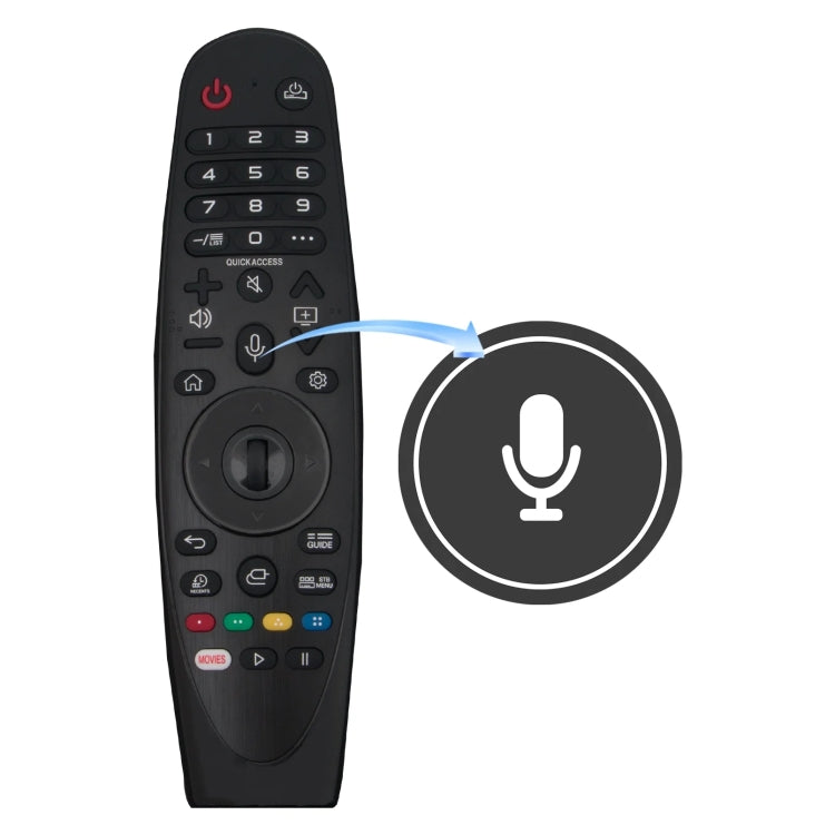 Acessórios de Substituição para Comando de Voz da Televisão LG, MR19BA